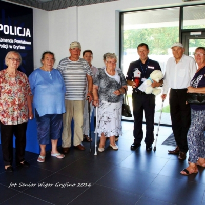 Wizyta w Powiatowej Komendzie Policji w Gryfinie